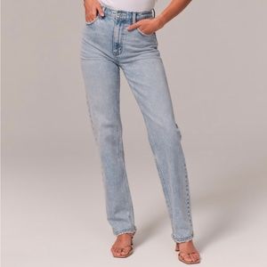 Abercrombie & Fitch The 90s straight ultra high rise